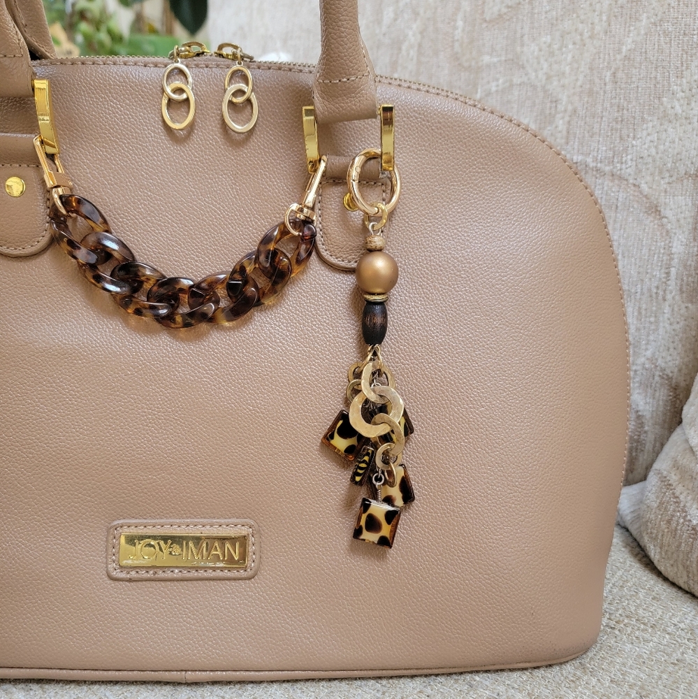Handmade Safari Inspired Cluster Purse Charm